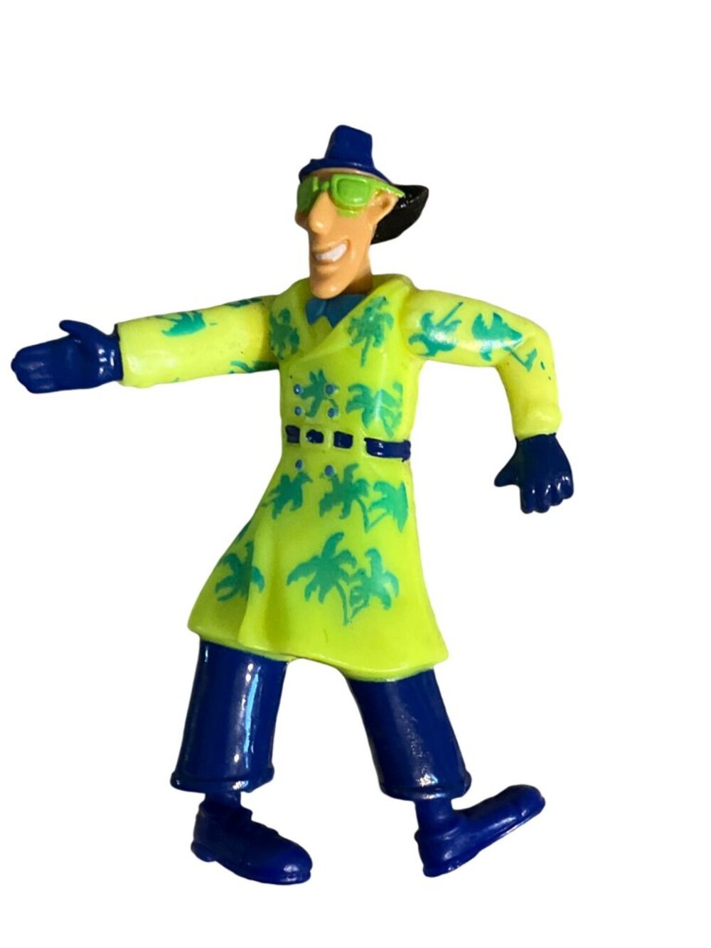 Inspector Gadget Burger King Vintage 1991 Action Figure 4" Toy Yellow Coat
